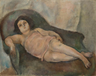 Le Modèle à la chemise rose - Jules Pascin — Ansicht des Kunstwerks