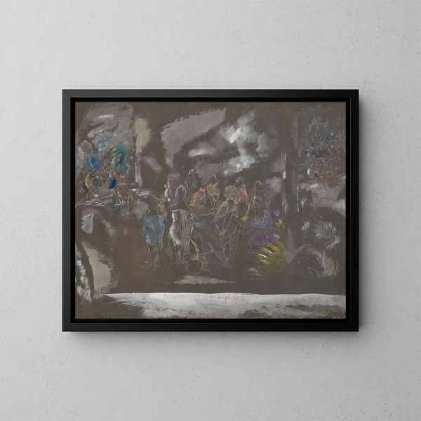 Les Belles Jardinières - Jules Pascin — gerahmtes Bild an der Wand