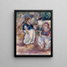Les Tunisiennes - Jules Pascin — gerahmtes Bild an der Wand