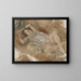 Nackt liegend - Jules Pascin — gerahmtes Bild an der Wand