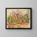 Landschaft in Kuba - Jules Pascin — gerahmtes Bild an der Wand