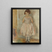 Portrait eines jungen Mädchens - Jules Pascin — gerahmtes Bild an der Wand