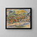 Landschaft im Süden - Jules Pascin — gerahmtes Bild an der Wand
