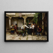 Annoncer la nouvelle - Jules Worms — gerahmtes Bild an der Wand