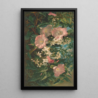 Julia Mcentee Dillon - Wild morning glories and clematis.webp