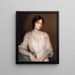 Eine Begleiterin - Julian Alden Weir — gerahmtes Bild an der Wand