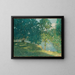 Nachmittag am Teichufer - Julian Alden Weir — gerahmtes Bild an der Wand