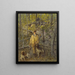 Jäger und Hunde - Julian Alden Weir — gerahmtes Bild an der Wand