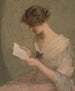 La lettre - Julian Alden Weir — Ansicht des Kunstwerks