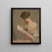 La lettre - Julian Alden Weir — gerahmtes Bild an der Wand