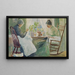Zwei Frauen beim Nähen - Julian Alden Weir — gerahmtes Bild an der Wand