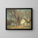 Dorf Windham - Julian Alden Weir — gerahmtes Bild an der Wand