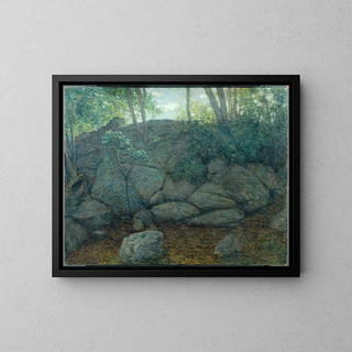Julian Alden Weir - Woodland Rocks.webp