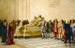 Pierre der Große besucht das Grab des Kardinals Richelieu an der Sorbonne im Jahr 1717 - Julian Boncza Tomaszewski — Ansicht des Kunstwerks