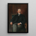 Dr Stanislaus Ritter von Madeyski - Julian Fałat — gerahmtes Bild an der Wand