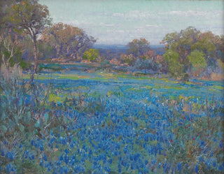 Julian Onderdonk - A field of Blue Bonnets late afternoon sunlight.webp