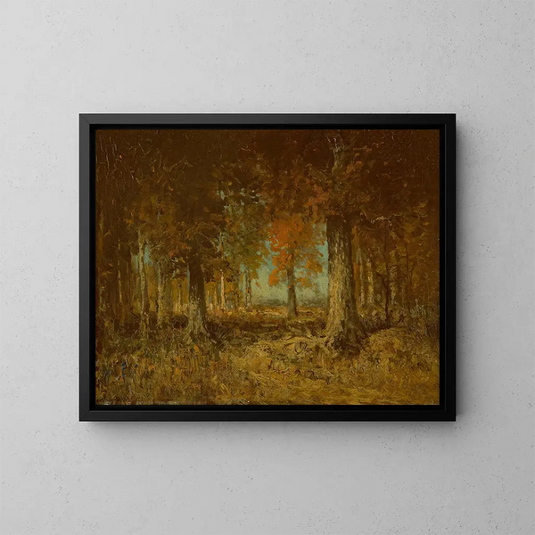 Lisière des bois - Julian Onderdonk — gerahmtes Bild an der Wand