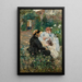 Im Garten - Julie Delance-Feurgard — gerahmtes Bild an der Wand