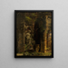 Grotte à Rome - Julie Wilhelmine Hagen-Schwarz — gerahmtes Bild an der Wand
