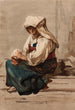 Frau Italienerin - Julie Wilhelmine Hagen-Schwarz — Ansicht des Kunstwerks