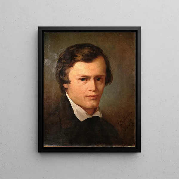 Julie Wilhelmine HagenSchwarz - Portrait of Artist Hermann Hartmann.webp
