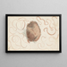 Bol umgeben von geschwungenen Linien - Julie de Graag — gerahmtes Bild an der Wand