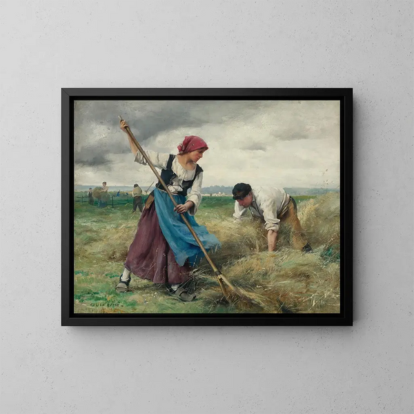 Die Mähdrescher - Julien Dupré — gerahmtes Bild an der Wand