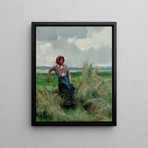Fenaison - Julien Dupré — gerahmtes Bild an der Wand