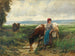 Die Kuhwärterin - Julien Dupré — Ansicht des Kunstwerks