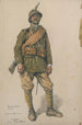 Portrait eines Militärs der Kolonialarmee - Julien Le Blant — Ansicht des Kunstwerks