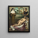 Die beiden Wege - Julio Romero de Torres — gerahmtes Bild an der Wand