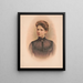 Frances Folsom, Mme Grover Cleveland - Julius Bien Company — gerahmtes Bild an der Wand