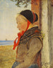 Fangirl beim Töten an einem sonnigen Tag - Julius Exner — Ansicht des Kunstwerks
