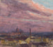 Himmel bei Abend über München - Julius Exter — Ansicht des Kunstwerks