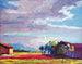 Sonnenuntergang am Abend - Julius Exter — Ansicht des Kunstwerks