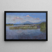 Ufer des Chiemsees - Julius Exter — gerahmtes Bild an der Wand