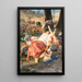 Bacchante - Julius Kronberg — gerahmtes Bild an der Wand
