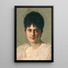 Ellen de Mar née von Hallwyll 1867-1952 - Julius Kronberg — gerahmtes Bild an der Wand