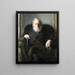Der Vater der Künstler - Julius Paulsen — gerahmtes Bild an der Wand