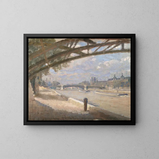 Julius Paulsen - Under the Pont des Arts Paris Noon.webp
