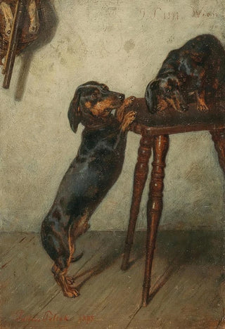 Julius Pollak - Dachshunde.webp