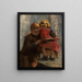 Studie von zwei Kindern - Julius Scholtz — gerahmtes Bild an der Wand