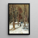 Eine Winternacht - Julius Sergius Klever — gerahmtes Bild an der Wand