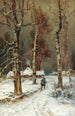 Eine Winternacht - Julius Sergius Klever — Ansicht des Kunstwerks