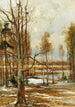 eines Frühlingsanfangs mit einer Buche im Vordergrund - Julius Sergius Klever — Ansicht des Kunstwerks