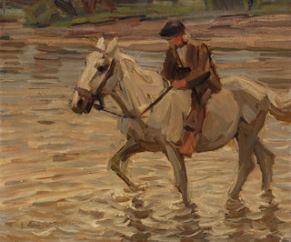 in der Badewanne - Julius Seyler — Ansicht des Kunstwerks