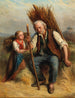 Sich ausruhen auf dem Heimweg - Julius Sigismund Röder — Ansicht des Kunstwerks