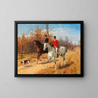 Julius von Blaas - Parforce Hunting.webp