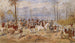 Jagd auf die Hetzjagd - Julius von Blaas — Ansicht des Kunstwerks
