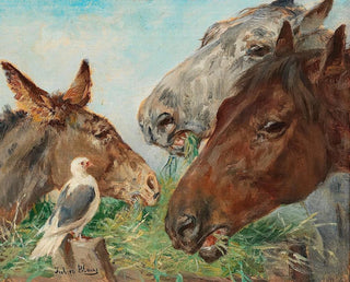 Die guten Gefährten - Julius von Blaas — Ansicht des Kunstwerks